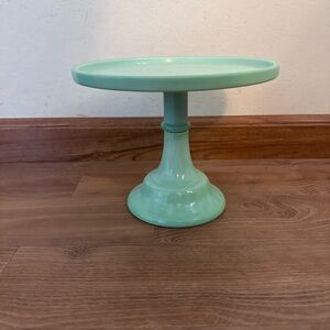 Jadeite Reproduction 8 inch Cake Stand Brand New
